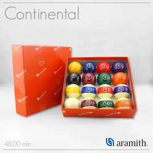 Set Balls Aramith Continental 48