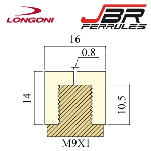 Ferrule Longoni JBR Regular American