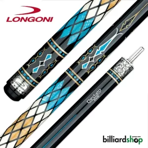 Longoni Pool Cue Dedalo Ocean Silver XVIII