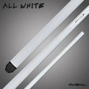 ALL WHITE POOL CUE - 132 cm or 145 cm - stecca da biliardo all white diverse misure 122cm 132 cm o 145 cm